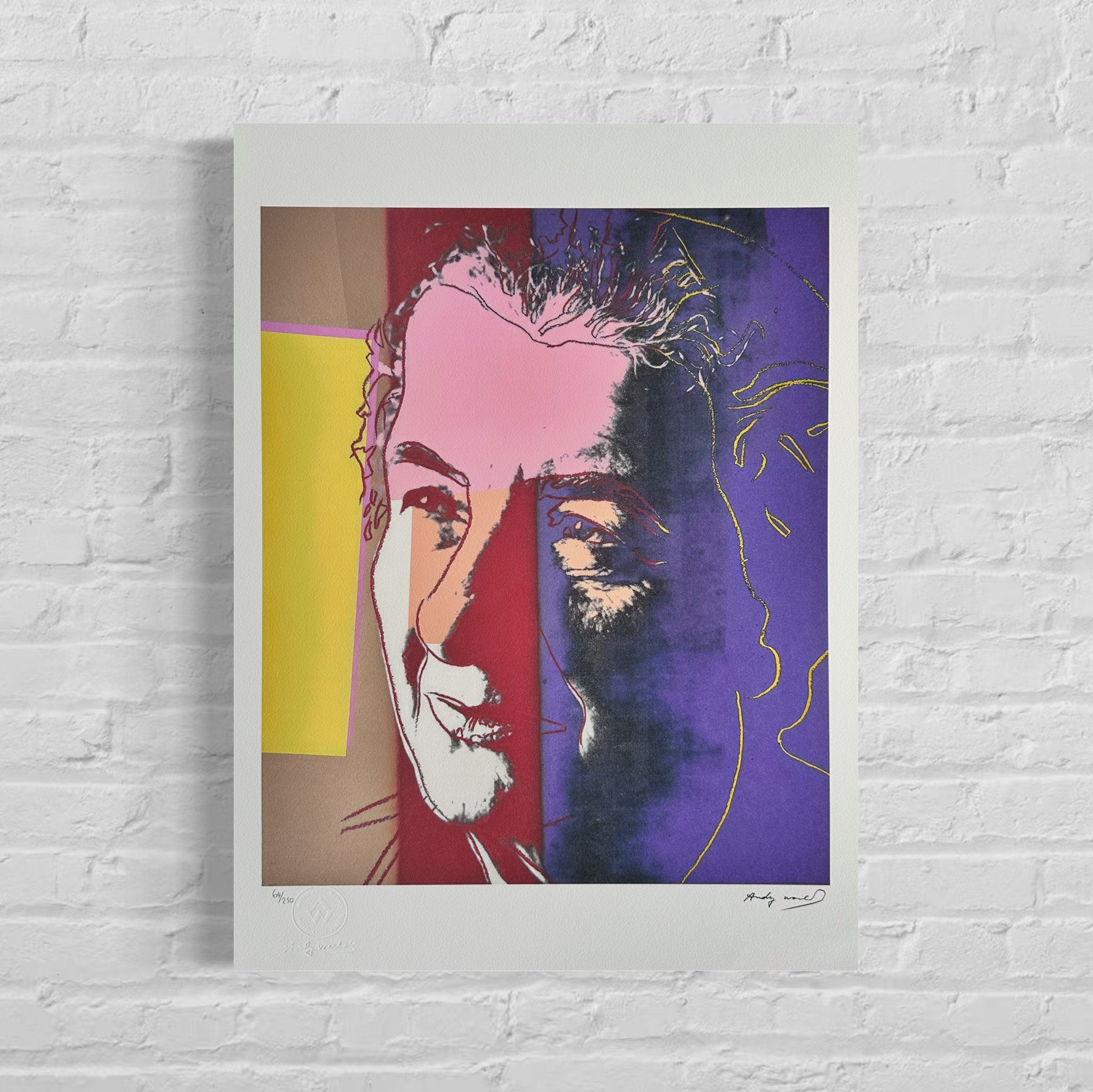 洋楽 ANDY GOLDMARK Andy Warhol Golda Meir Litografia Arcos 300gsm 42x59 cm – The