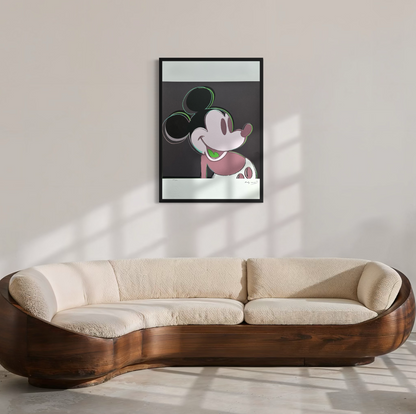 Andy Warhol Mickey Mouse (Salmão) Arcos Litográficos 300gsm 42x59 cm