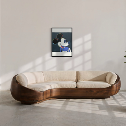Andy Warhol Mickey Mouse (Black-blue) Lithograph Arches 300gsm 42x59 cm