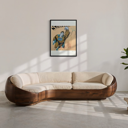 Andy Warhol Superman (Beige) Litografibågar 300gsm 42x59 cm