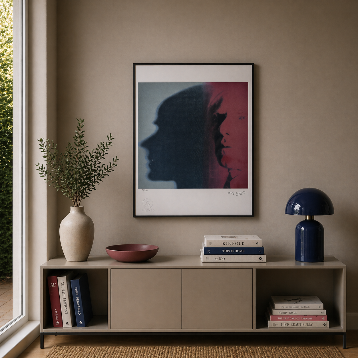 Andy Warhol The Shadow Lithograph Arches 300gsm 42x59 cm