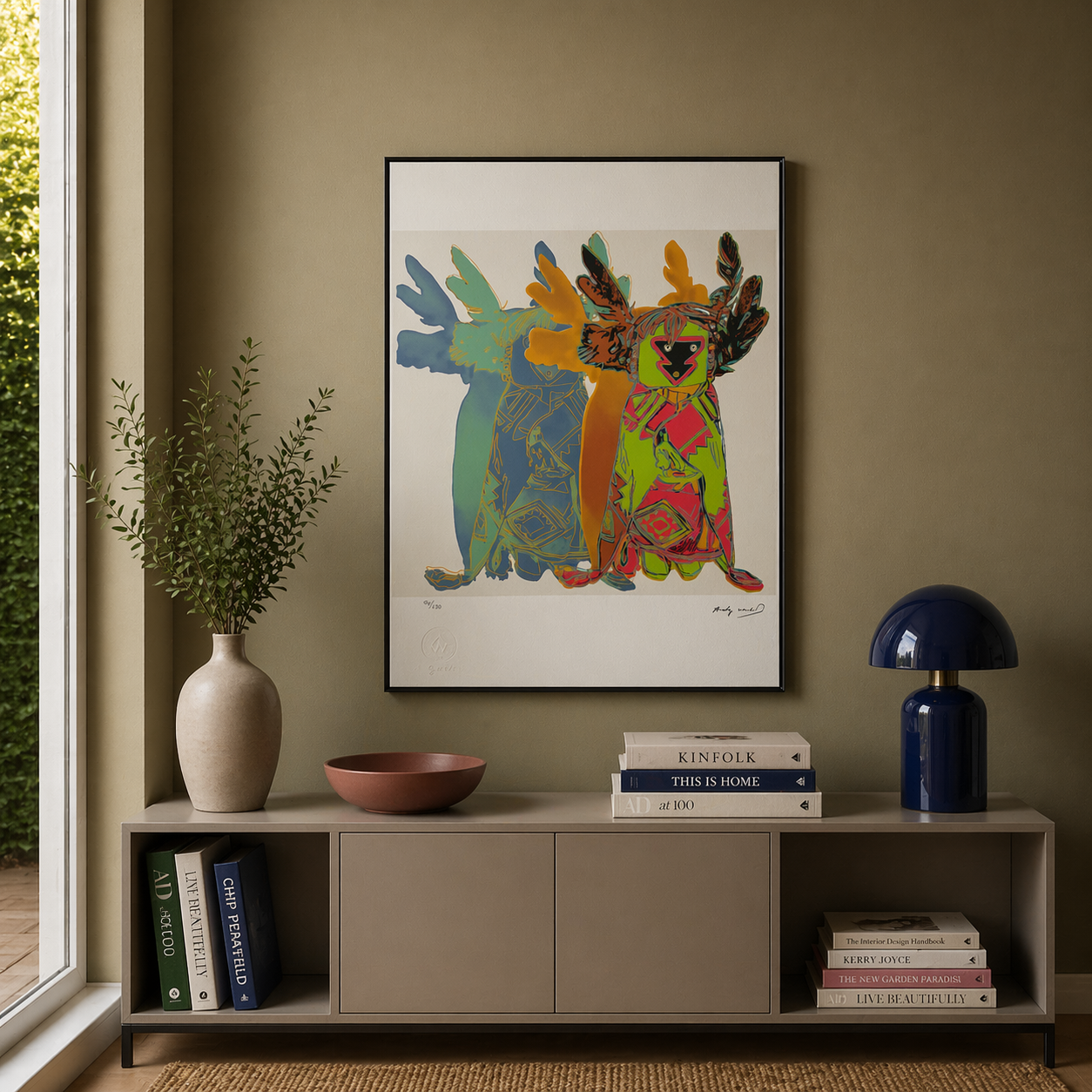 Andy Warhol Kachina Dolls Lithographie Arches 300gsm 42x59 cm