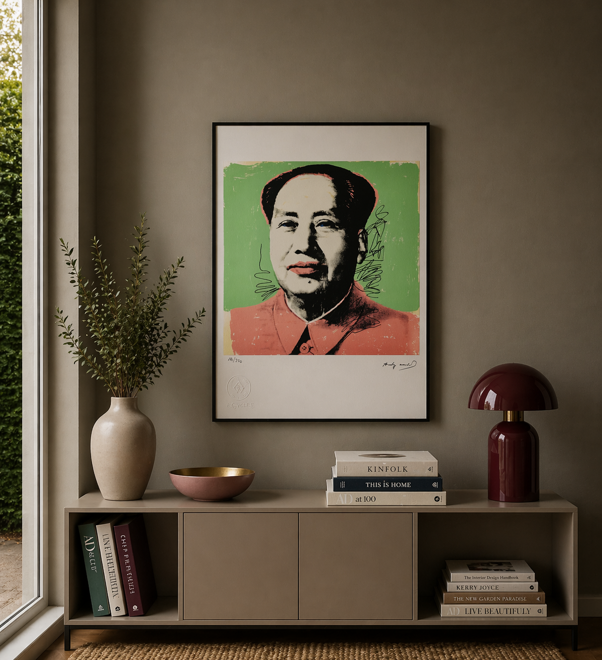 Andy Warhol – ‘Mao (Green & Red)’ – Edición limitada y numerada