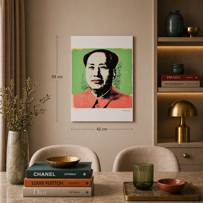 Andy Warhol – ‘Mao (Green & Red)’ – Edición limitada y numerada