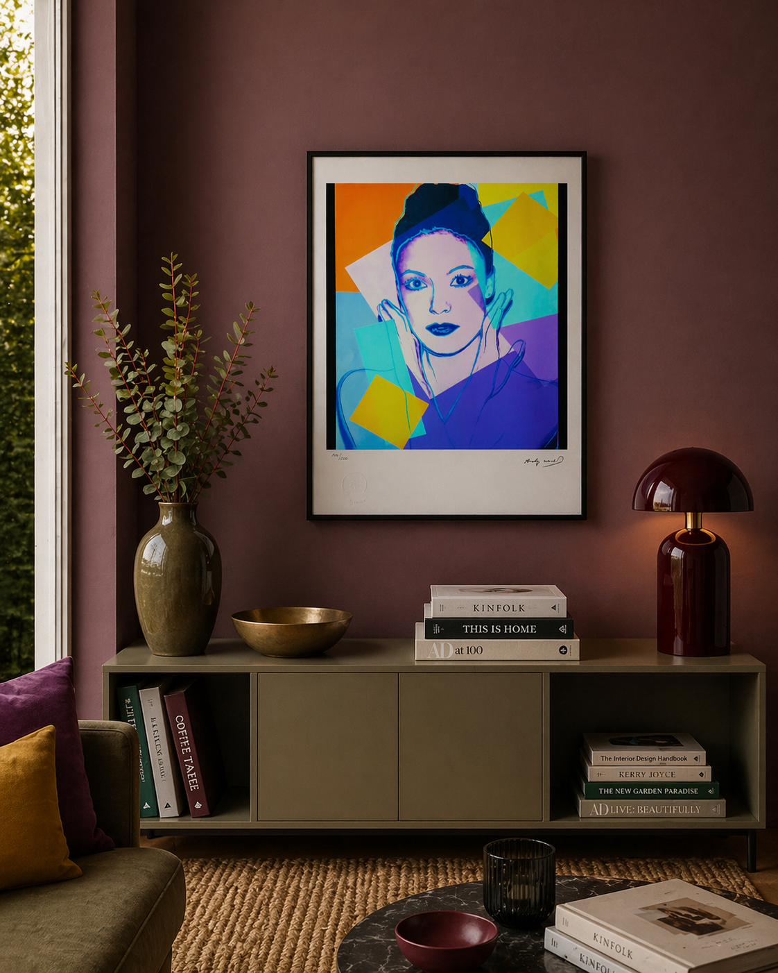 Andy Warhol Karen Kain Litografibuer 300gsm 42x59 cm