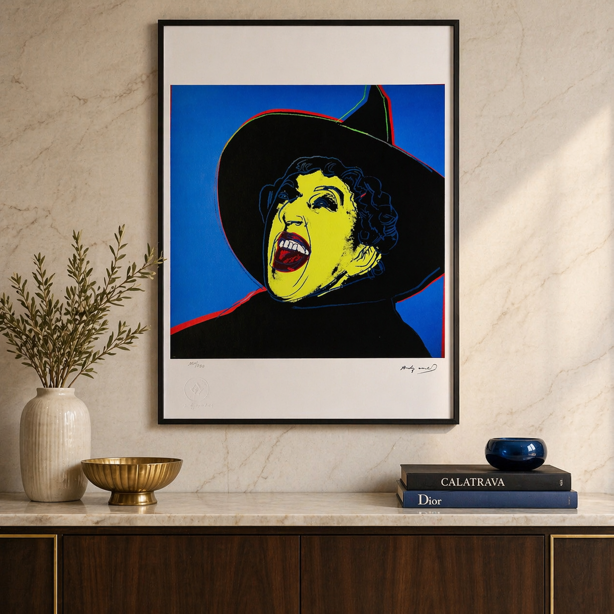 Andy Warhol Witch Lithograph Arches 300gsm 42x59 cm