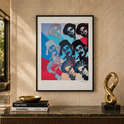 Andy Warhol Bröderna Marx Litografibågar 300gsm 42x59 cm