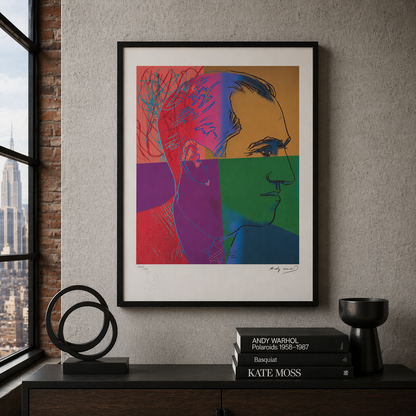 Andy Warhol Gershwin Taş Baskı Kemerleri 300gsm 42x59 cm