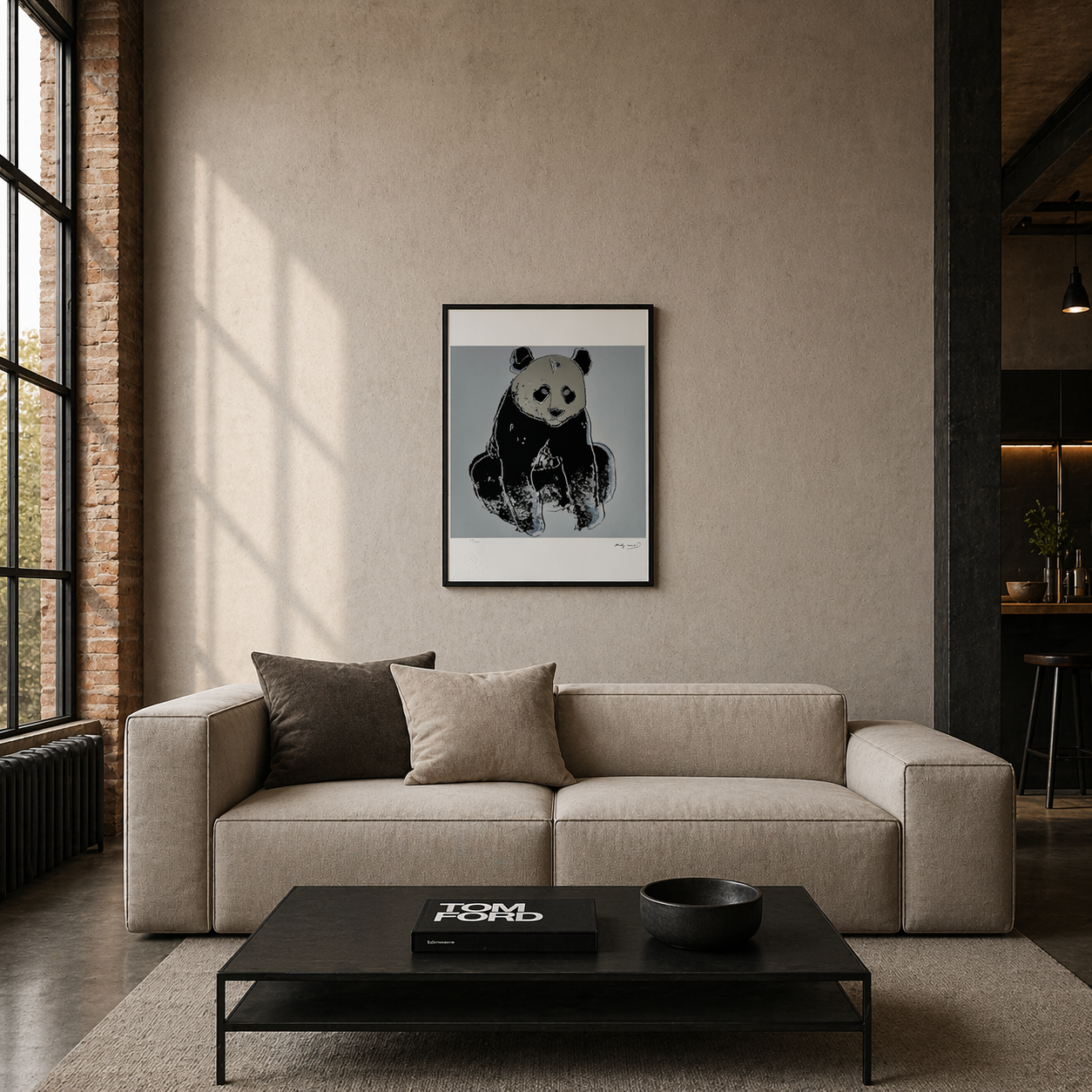 Andy Warhol Panda (Animals) Lithograph Arches 300gsm 42x59 cm
