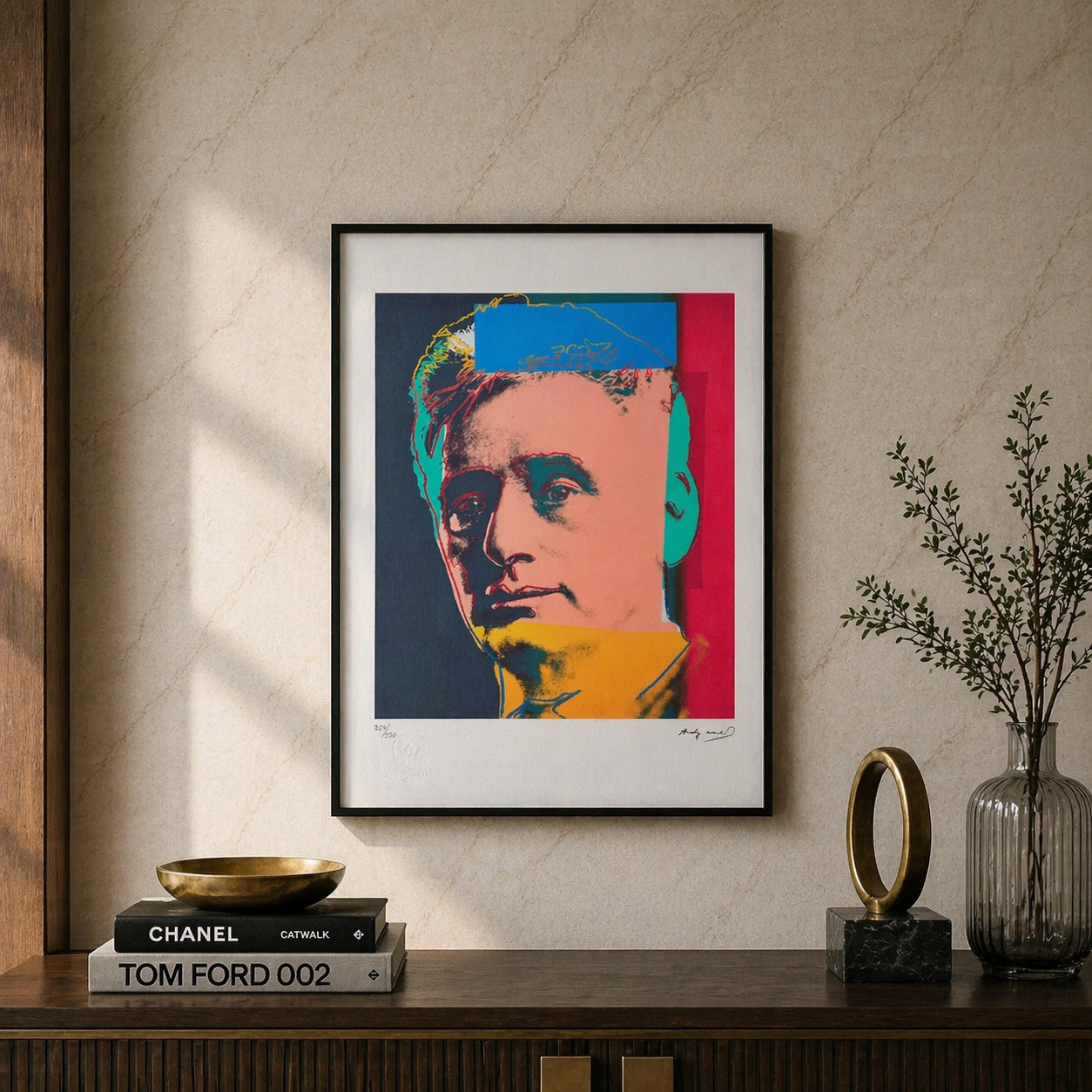 Andy Warhol – 'Louis Brandeis (Judíos)' – Edición limitada y numerada