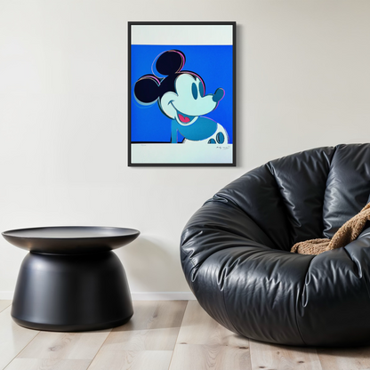 Andy Warhol Mickey Mouse (Blue) Lithograph Arches 300gsm 42x59 cm