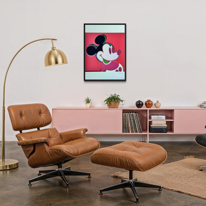 Andy Warhol Mickey Mouse (Rojo) Litografía Arcos 300gsm 42x59 cm