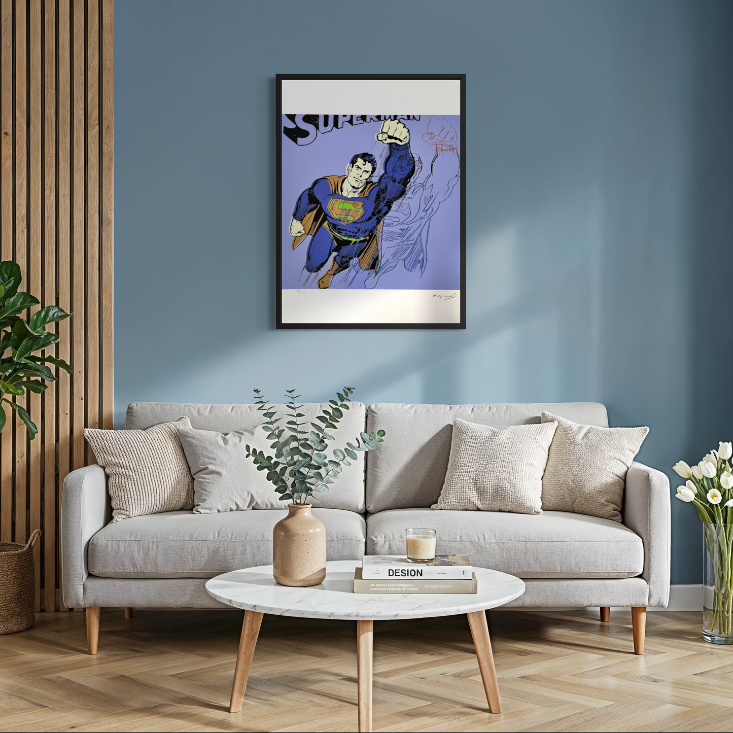 Andy Warhol Superman (Roxo) Arcos Litográficos 300gsm 42x59 cm
