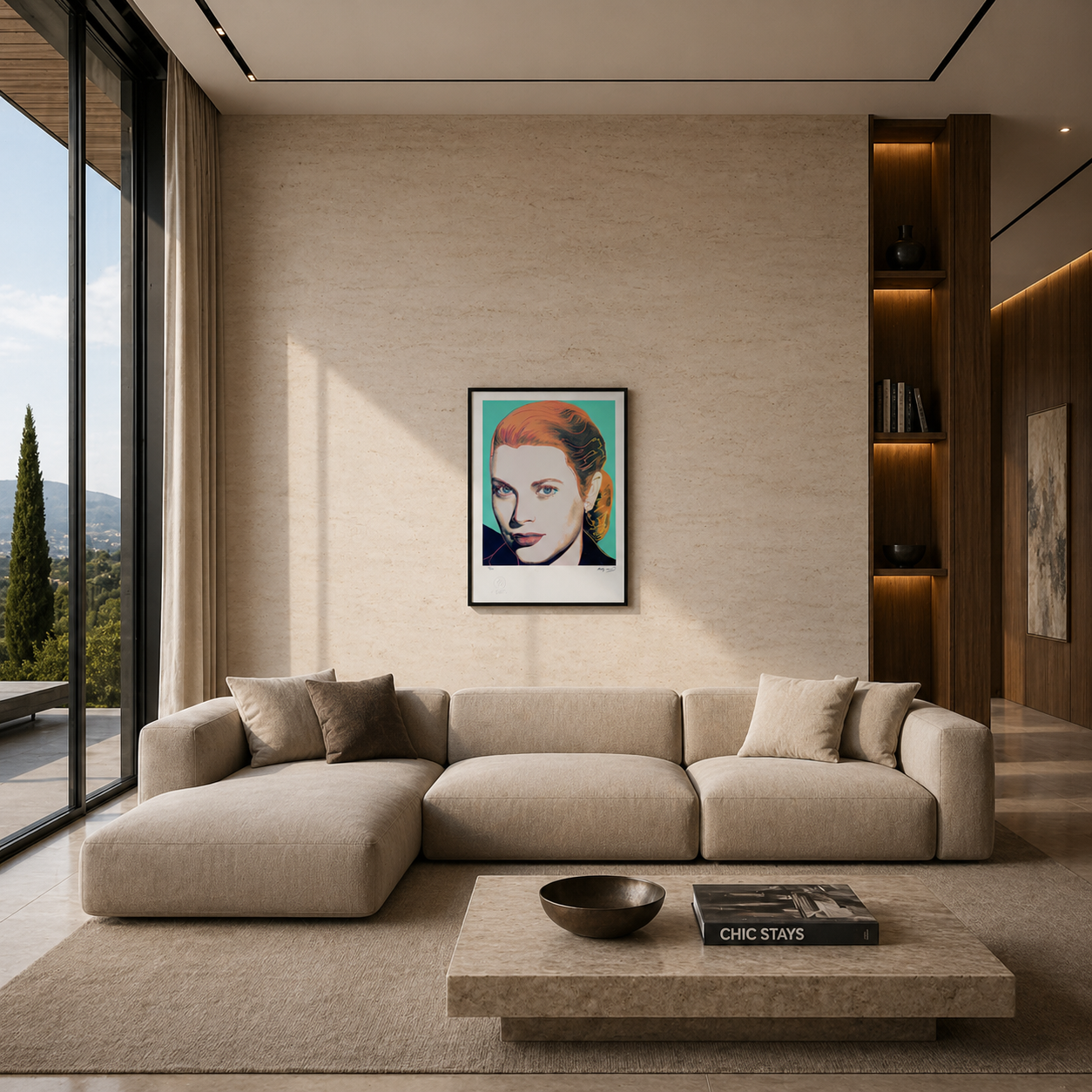 Andy Warhol Grace Kelly Litografia Arcos 300gsm 42x59 cm