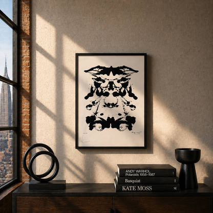 Andy Warhol Rorschach Taş Baskı Kemerleri 300gsm 42x59 cm