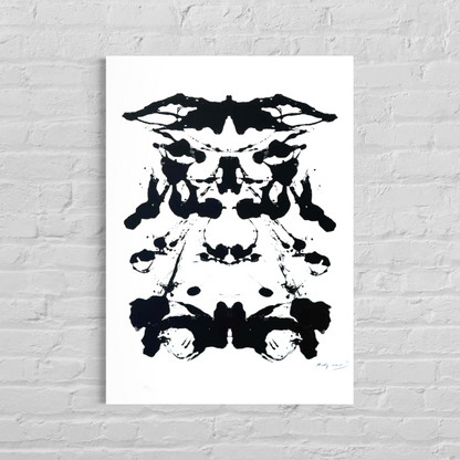 Andy Warhol Rorschach Taş Baskı Kemerleri 300gsm 42x59 cm