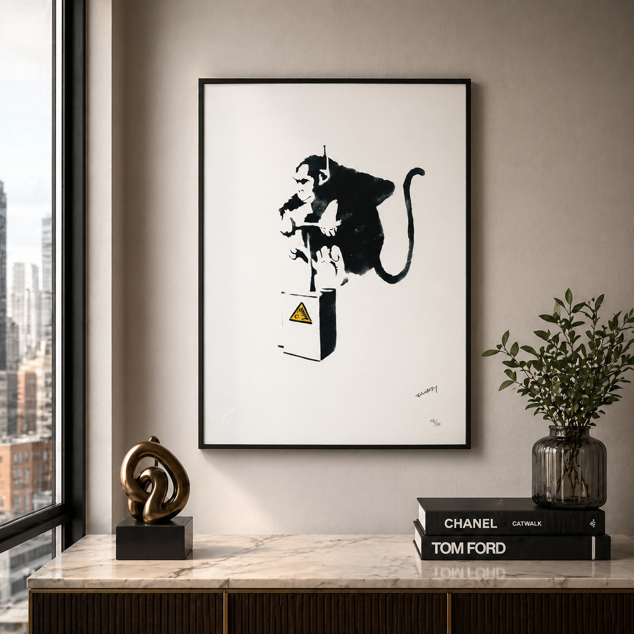 Banksy Detonate Litografía Arcos 300gsm 42x59 cm