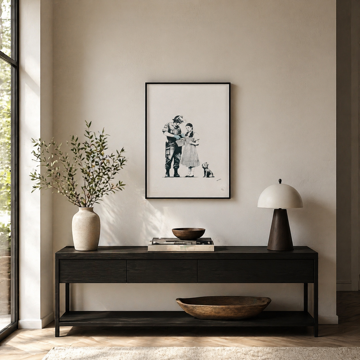 Banksy Stop and Search Lithograph Arches 300gsm 42x59 cm