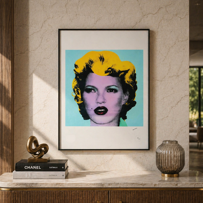 Banksy Kate Moss litografibuer 300gsm 42x59 cm