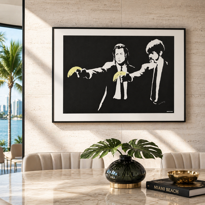 Banksy – ‘Pulp Fiction’ – Edição limitada e numerada