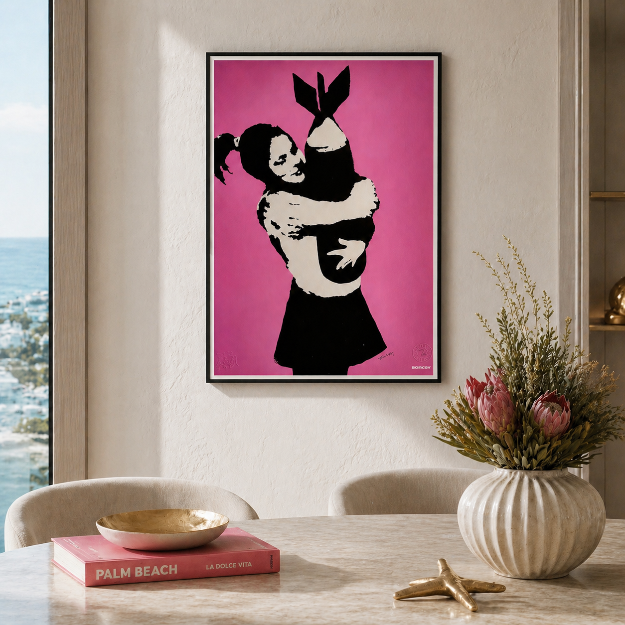 BANKSY Bomb Lover Lithograph Arches 300gsm 42x59 cm