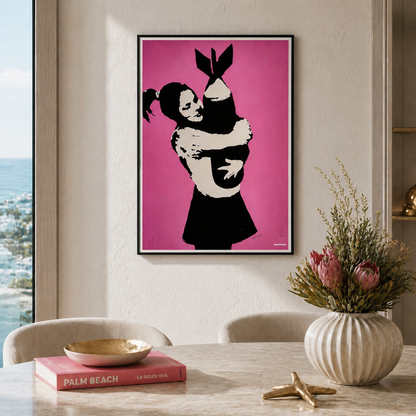 BANKSY Bomb Lover Lithograph Arches 300gsm 42x59 cm