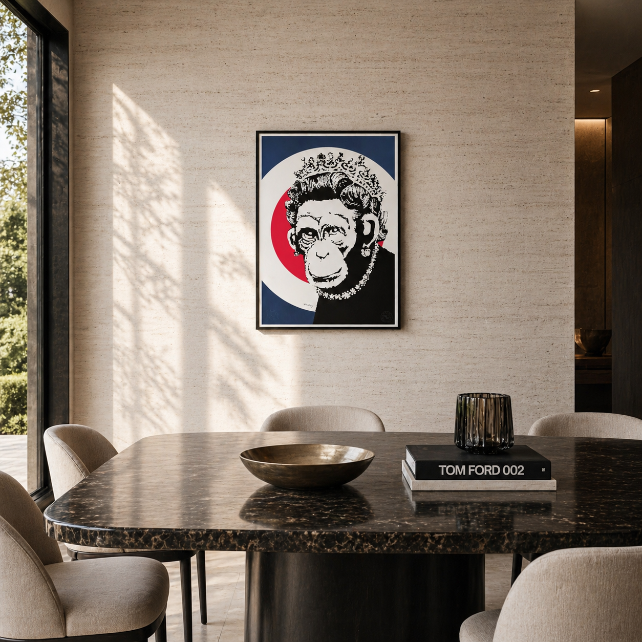 Banksy Queen Monkey Lithograph Arches 300gsm 42x59 cm