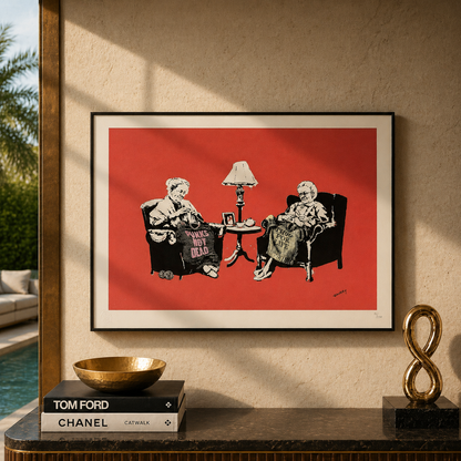 Litografía Banksy Grannies Arcos 300gsm 42x59 cm