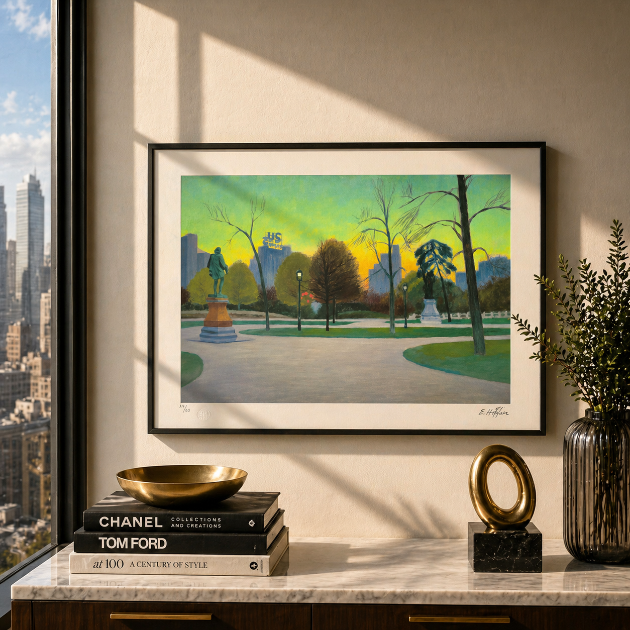 Edward Hopper Shakespeare au crépuscule Lithographie Arches 300 g/m² 42 x 59 cm