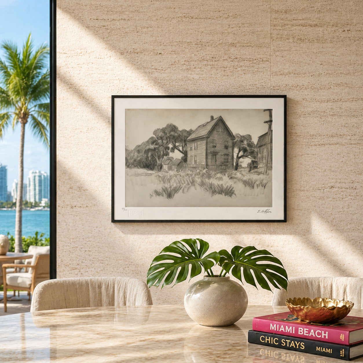 Edward Hopper House and Field Lithographie Arches 300 g/m² 42 x 59 cm