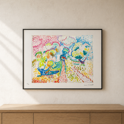 Henri Matisse Zeytin Ağaçları Collioure Kemerler Üzerine Taşbaskı 300gsm 42x59 cm