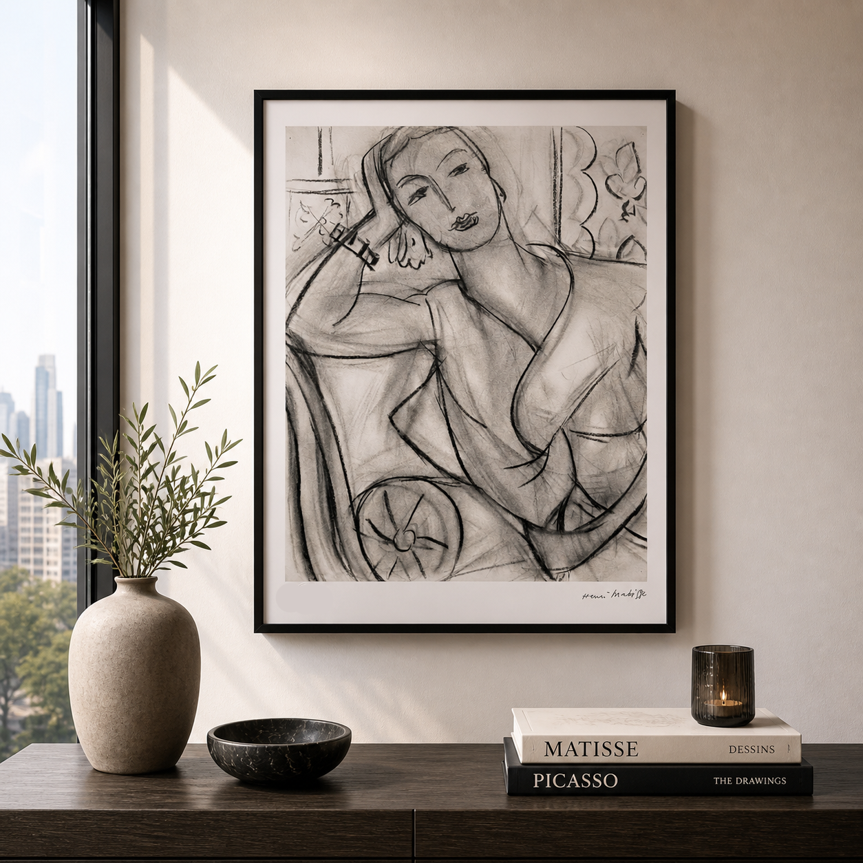 Henri Matisse Retrato de Hutchinson Litografía sobre arcos 300 g/m2 42 x 59 cm