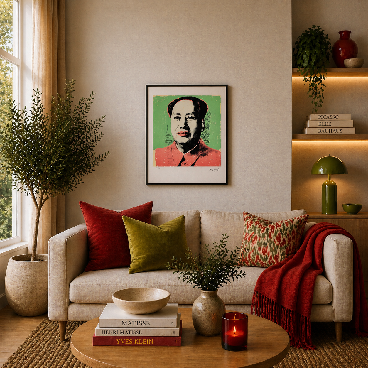Andy Warhol – ‘Mao (Green & Red)’ – Edición limitada y numerada