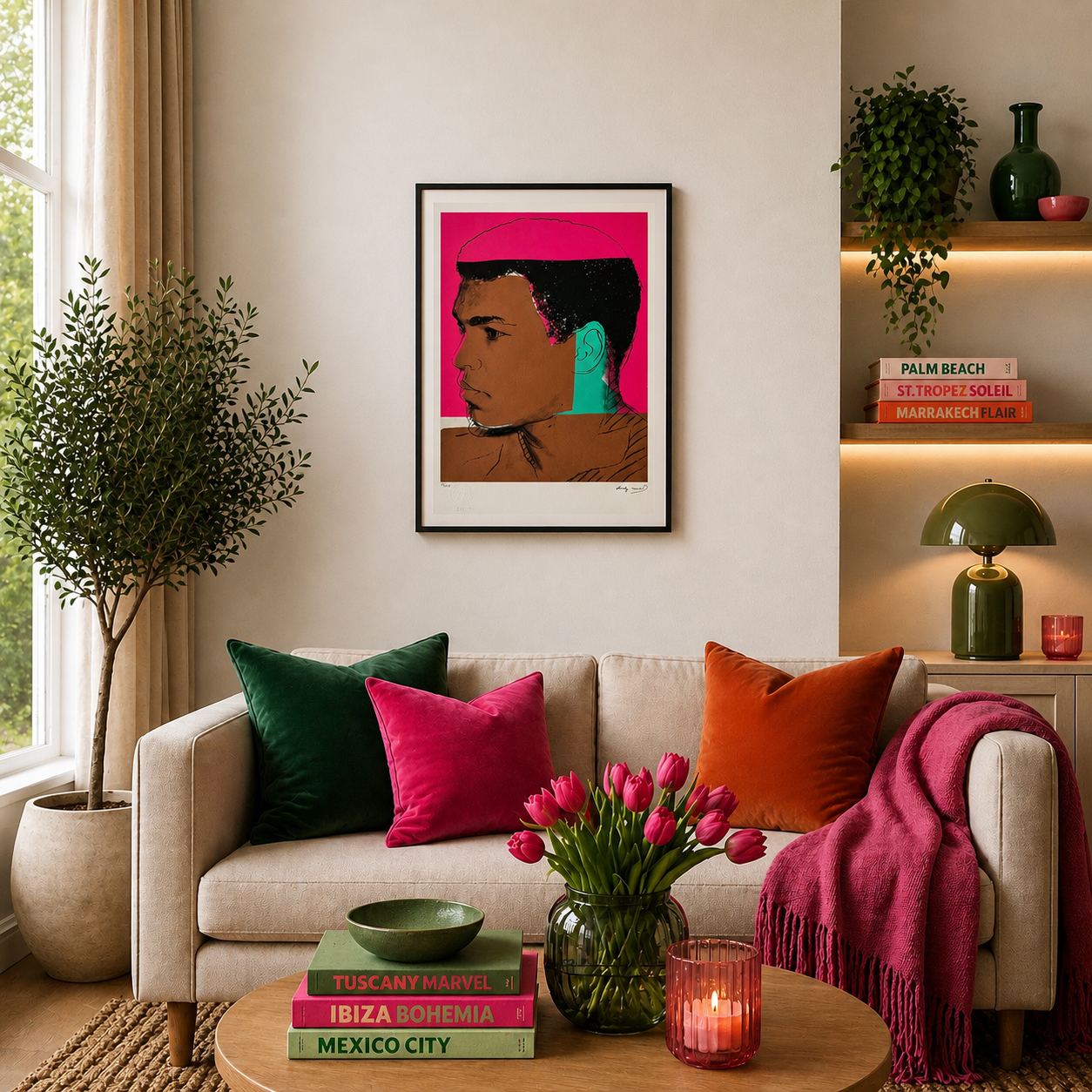 Andy Warhol Muhammad Ali (F. & S. II.179) Lithograph Arches 300gsm 42x59 cm