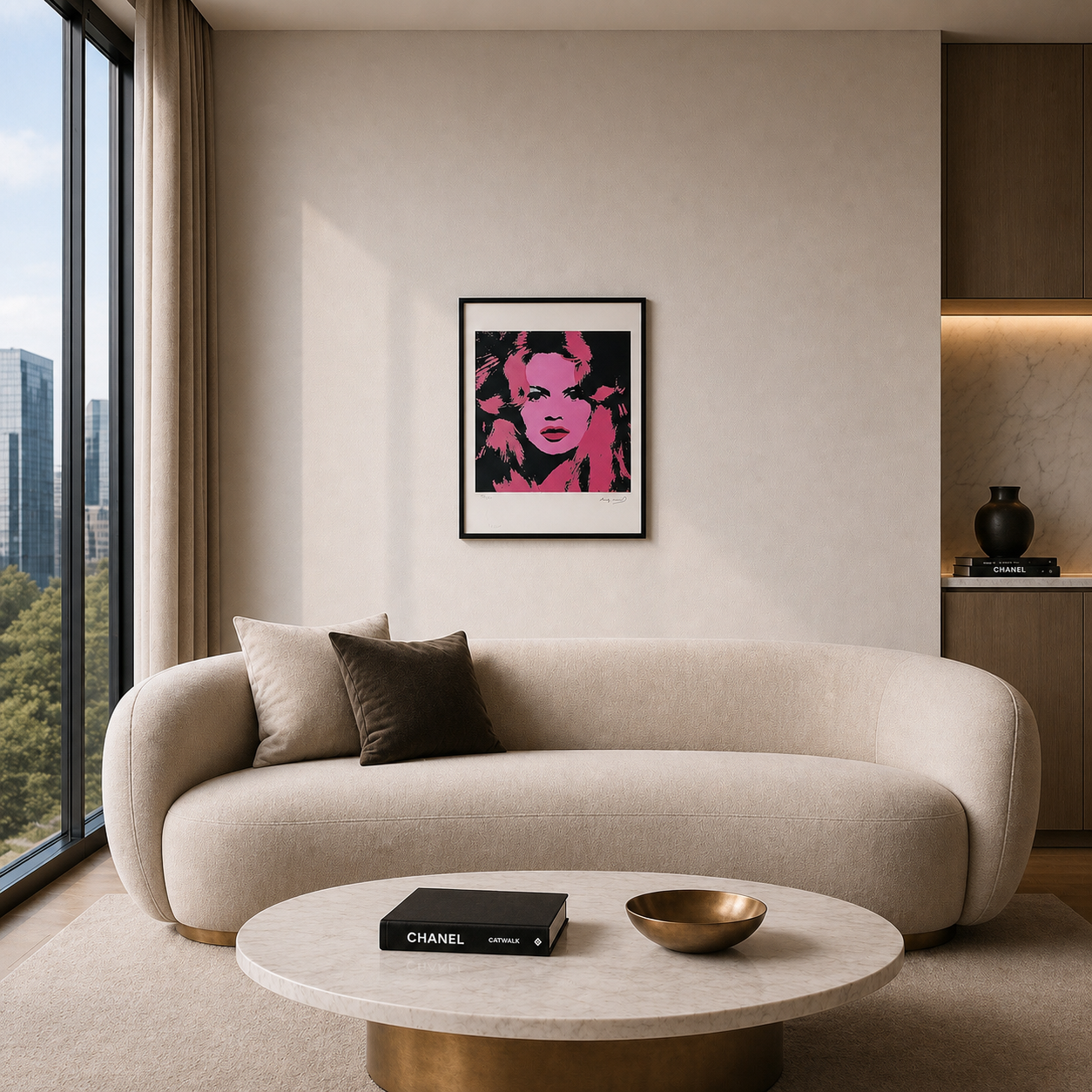 Andy Warhol Brigitte Bardot (Rose) Lithographie Arches 300gsm 42x59 cm
