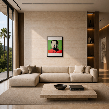 Andy Warhol Mao (Verde & Rojo Clásico) Litografía Arcos 300gsm 42x59 cm