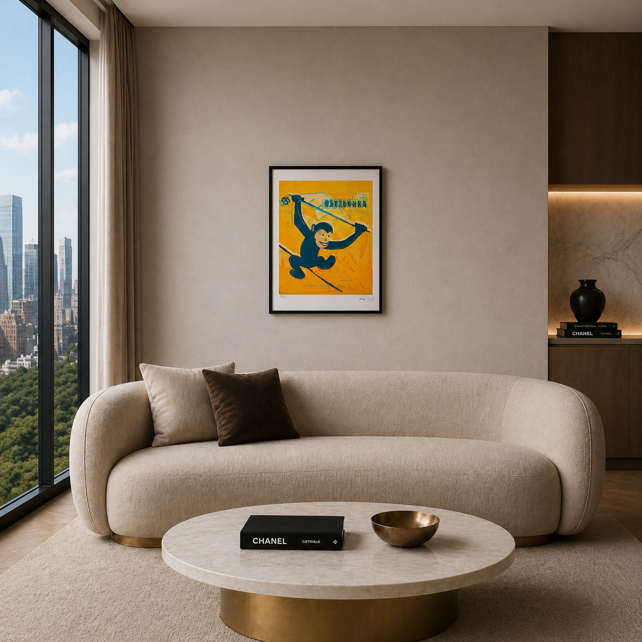 Andy Warhol Macaco Litografia Arcos 300gsm 42x59 cm
