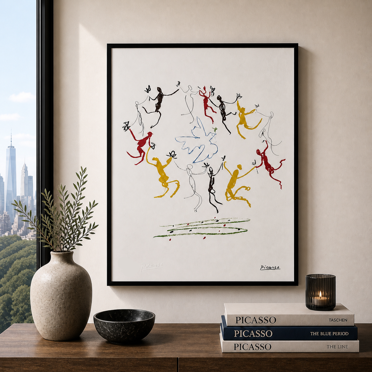 Pablo Picasso La Ronde de la Jeunesse Litografia Arcos 300gsm 42x59 cm