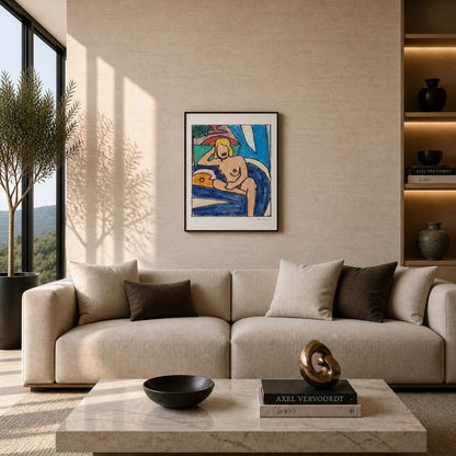Tom Wesselmann Study for Sunset Nude Lithograph Arches 300gsm 42x59 cm