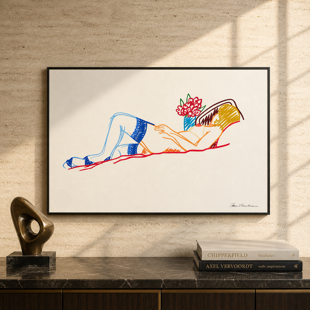 Tom Wesselmann Μπουκέτο και Κάλτσες Λιθογραφικές Καμάρες 300gsm 42x59 cm