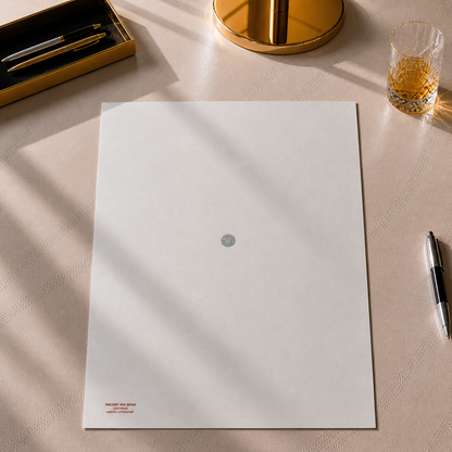 Vincent van Gogh – 'Fille en blanc' – Édition limitée et numérotée