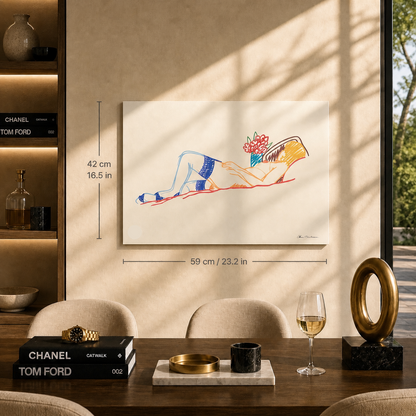 Tom Wesselmann Μπουκέτο και Κάλτσες Λιθογραφικές Καμάρες 300gsm 42x59 cm