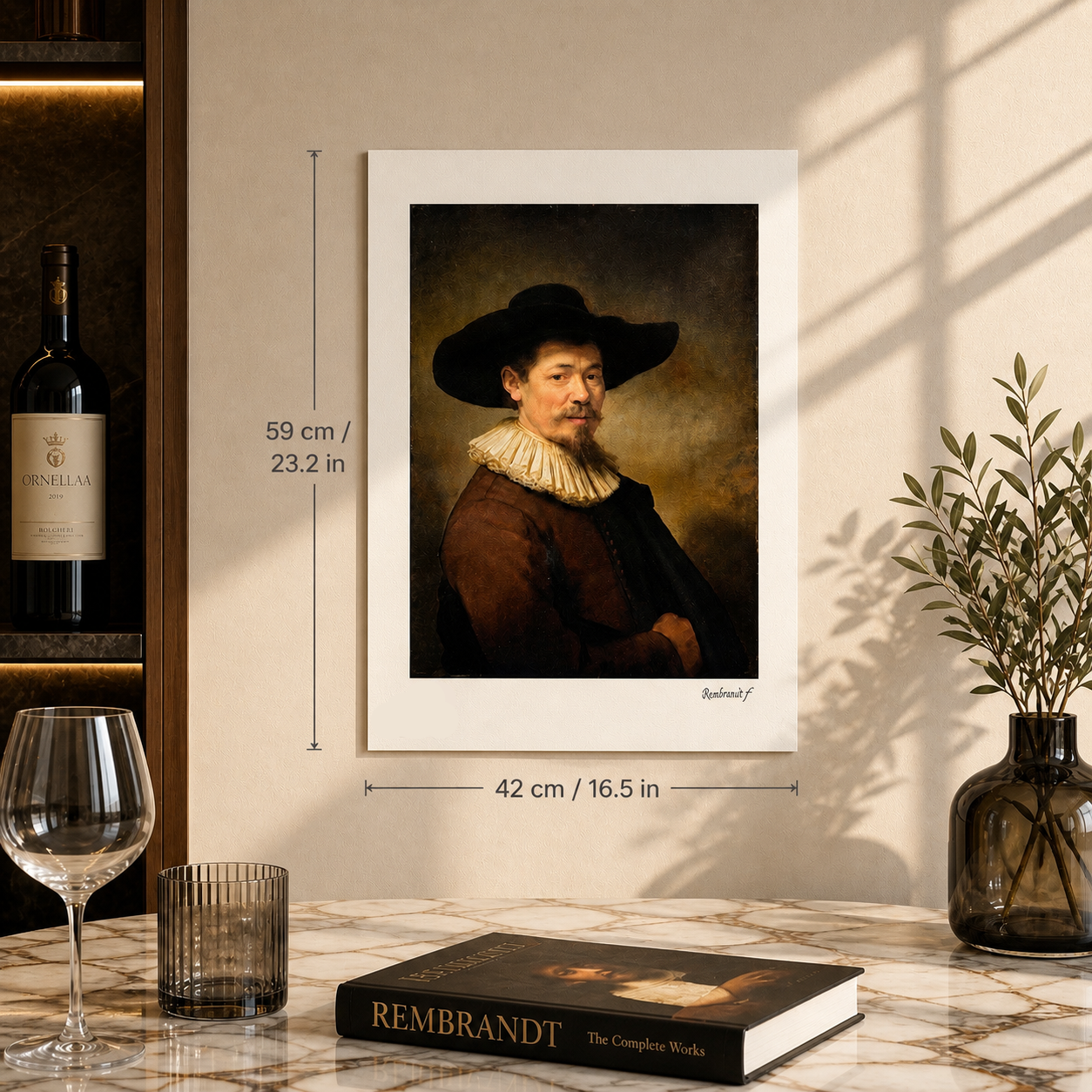 Rembrandt van Rijn Harmen Doomer Lithograph Arches 300gsm 42x59 cm