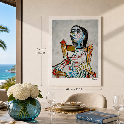 Pablo Picasso Retrato de mulher 1938 Litografia Arcos 300gsm 42x59 cm