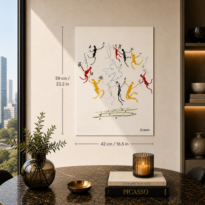 Pablo Picasso La Ronde de la Jeunesse Litografia Arcos 300gsm 42x59 cm