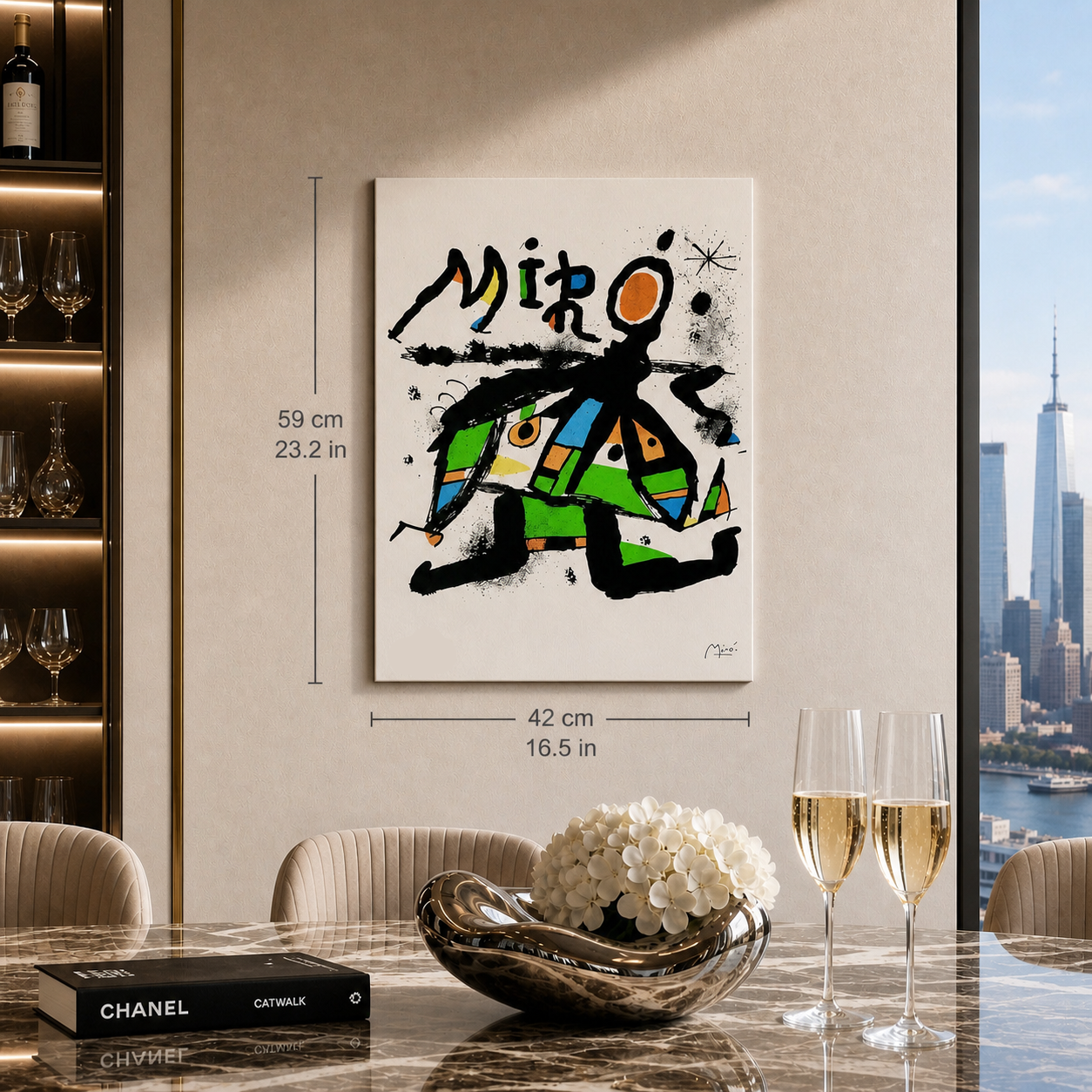 Joan Miró typographic composition Lithography Arches 300gsm 42x59 cm
