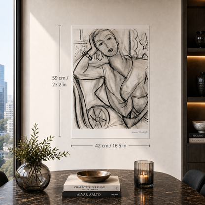 Henri Matisse Retrato de Hutchinson Litografía sobre arcos 300 g/m2 42 x 59 cm