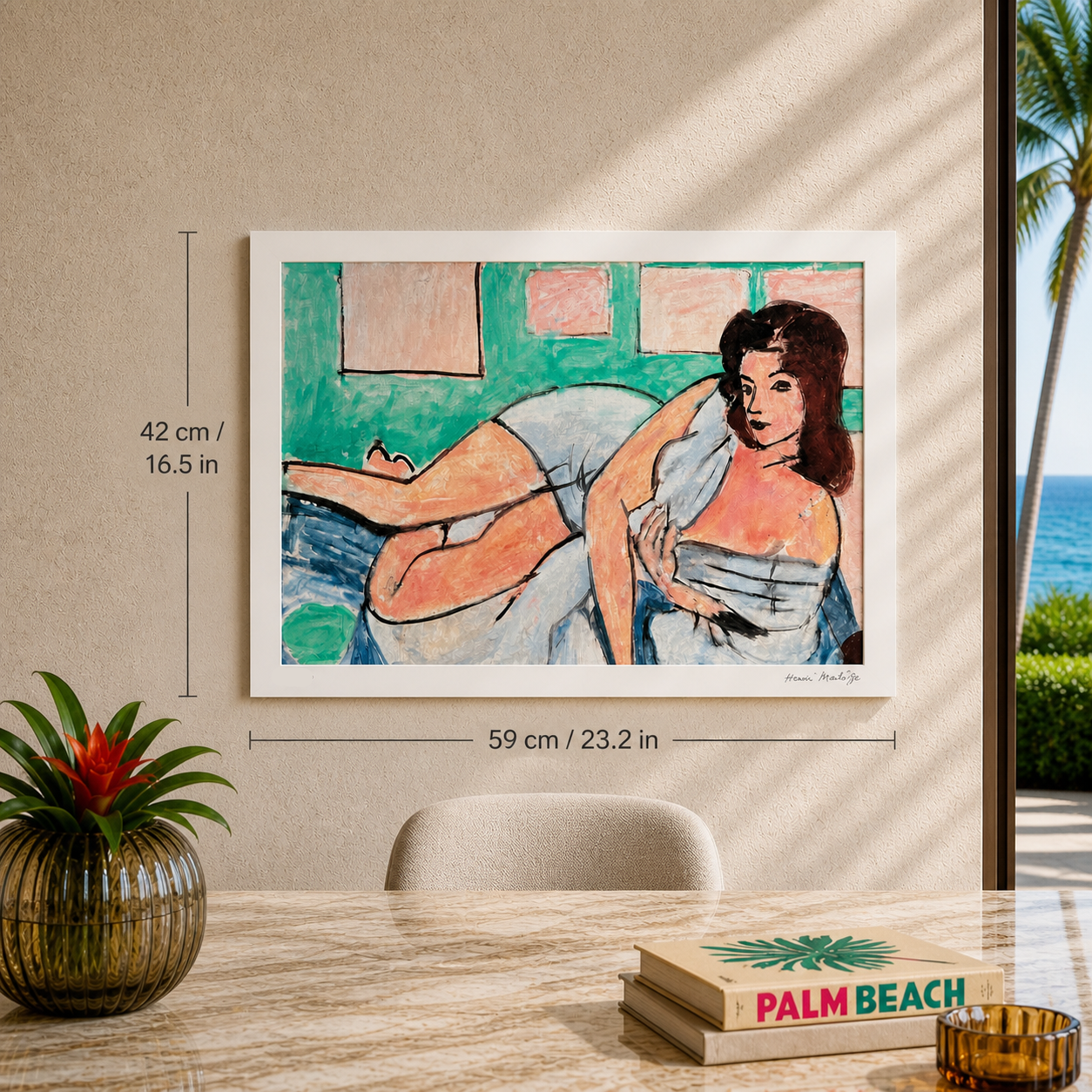 Henri Matisse Γυμνό σε μπουρνούζι Λιθογραφία σε καμάρες 300gsm 42x59 cm