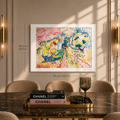 Henri Matisse Zeytin Ağaçları Collioure Kemerler Üzerine Taşbaskı 300gsm 42x59 cm