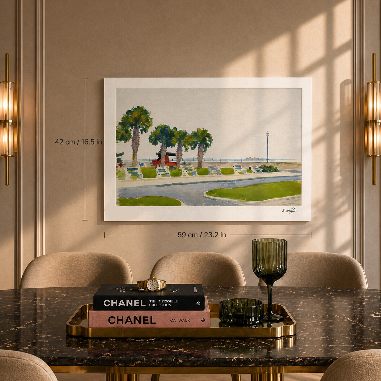 Edward Hopper The Battery, Charleston Lithograph Arches 300gsm 42x59 cm